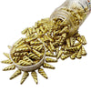 SE Si&Moos Unicorn Horn Sprinkles Gold Unicorn Horn Cupcake Toppers Gold Sprinkles for Decorating Christmas Cookie Decorations E
