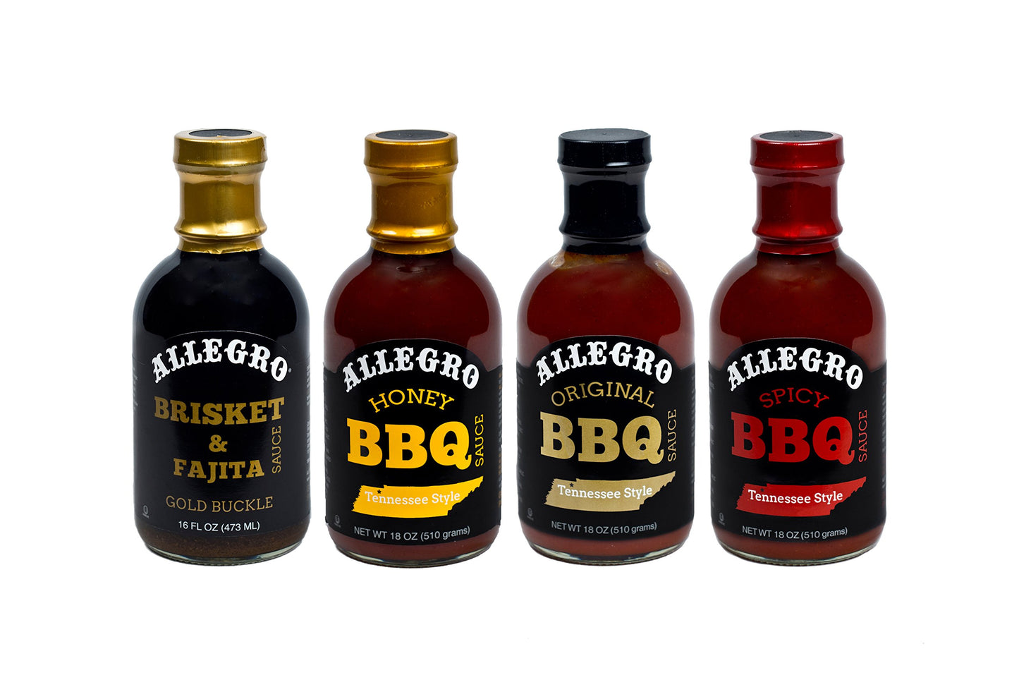 Allegro Barbecue Sauce - Hickory Smoke Marinade for Chicken, Pork, Ribs & Burgers, 18 Oz, Kosher & Gluten Free