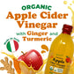 Food To Live Organic Italian Apple Cider Vinegar with Ginger & Turmeric – 500 ml