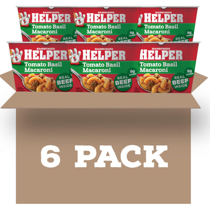 Helper Tomato Basil Macaroni Microwave Cup, 2 oz, 6 per Case