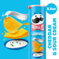 Pringles Cheddar & Sour Cream Potato Crisps, 158 G, Ligth Blue, Medium (3800013895)