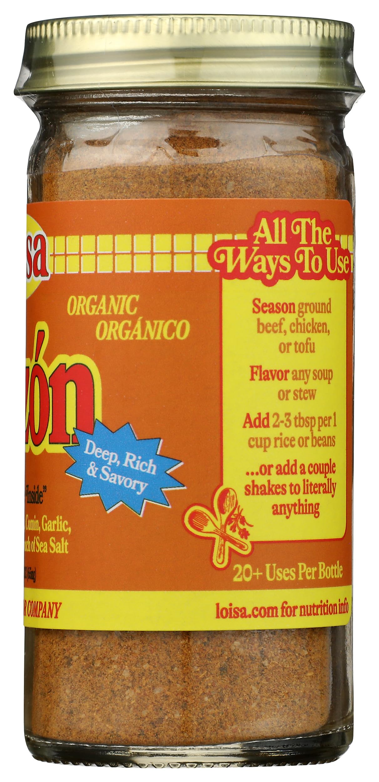 Loisa Organic Sazon Seasoning  2.3 OZ