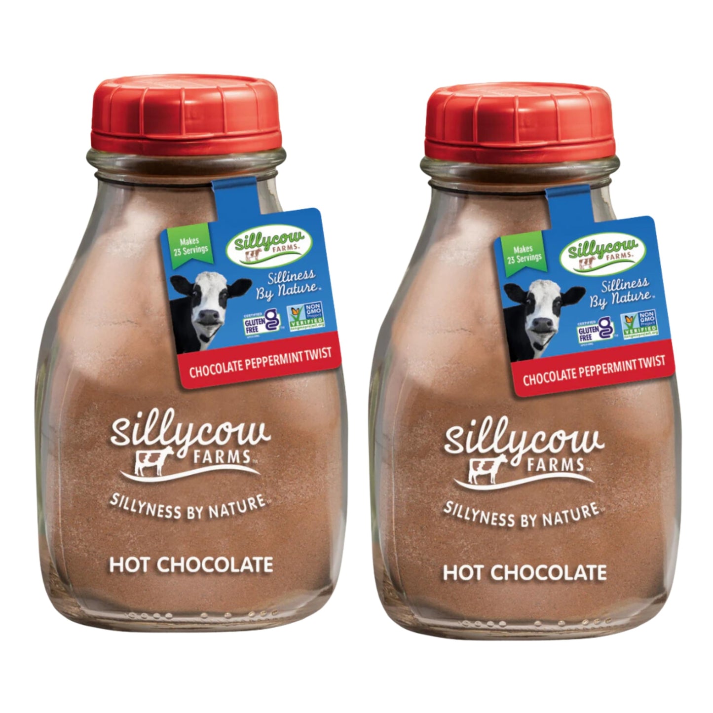 Silly Cow Farms Hot Chocolate - Peppermint Twist - Case of 6 - 16.9 oz.(D0102HX8TSX.)