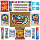 Hangry Kit Birthday Snack Box For Your Grandson - (20 Count) Happy Birthday Gift Basket Care Package - Contains Birthday Snacks,