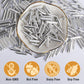 Twisweet Silver Rods Sprinkles, Edible Sugar Sprinkles for Cake Decorating, Candy Rods for Baking Cake Topper Ice Cream Cupcake