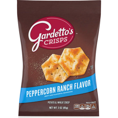 Gardettos Crisps Peppercorn Ranch, 3 Oz (Pack of 7)