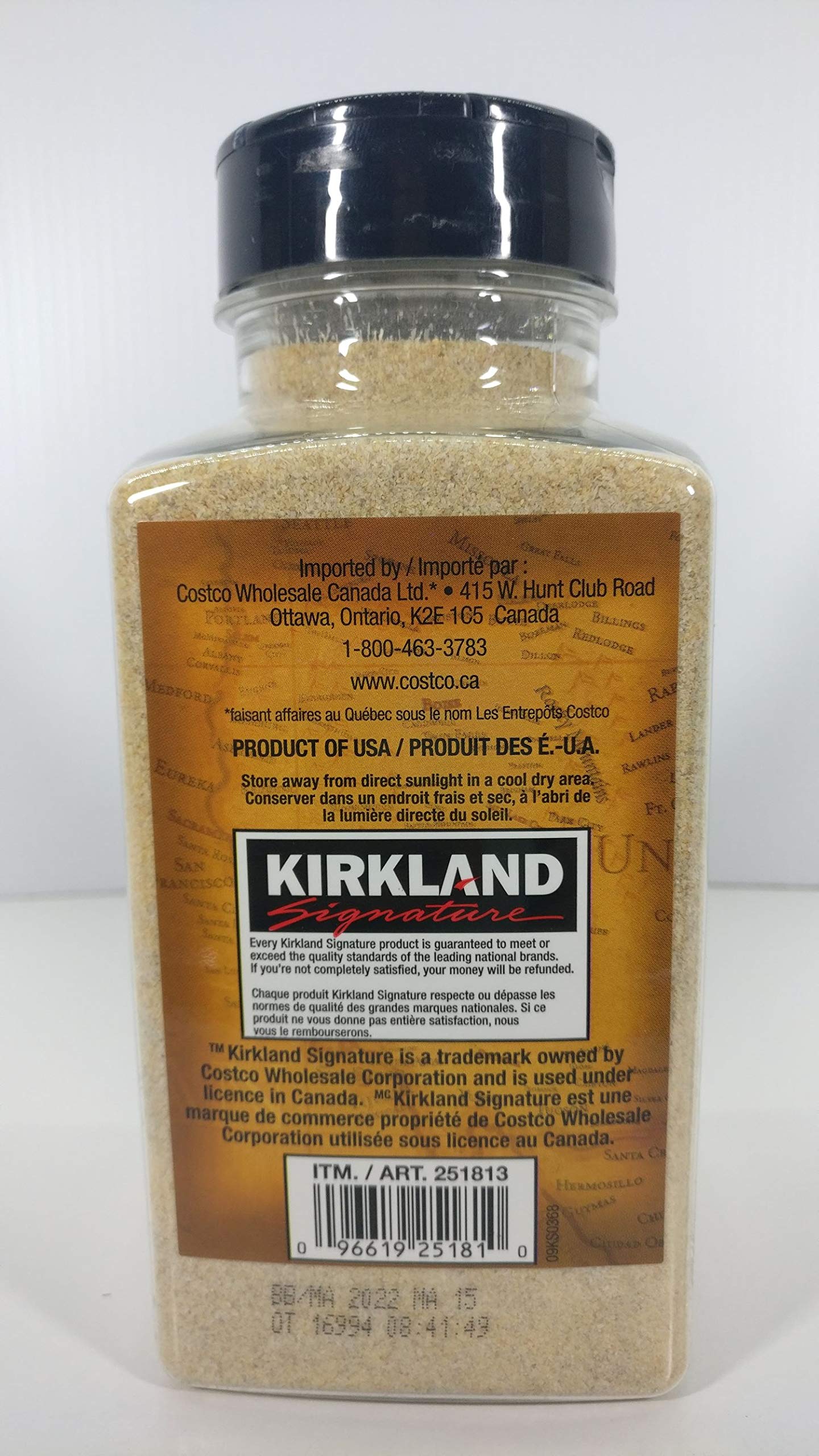 Kirkland Signature California Granulated Garlic, 18 Oz