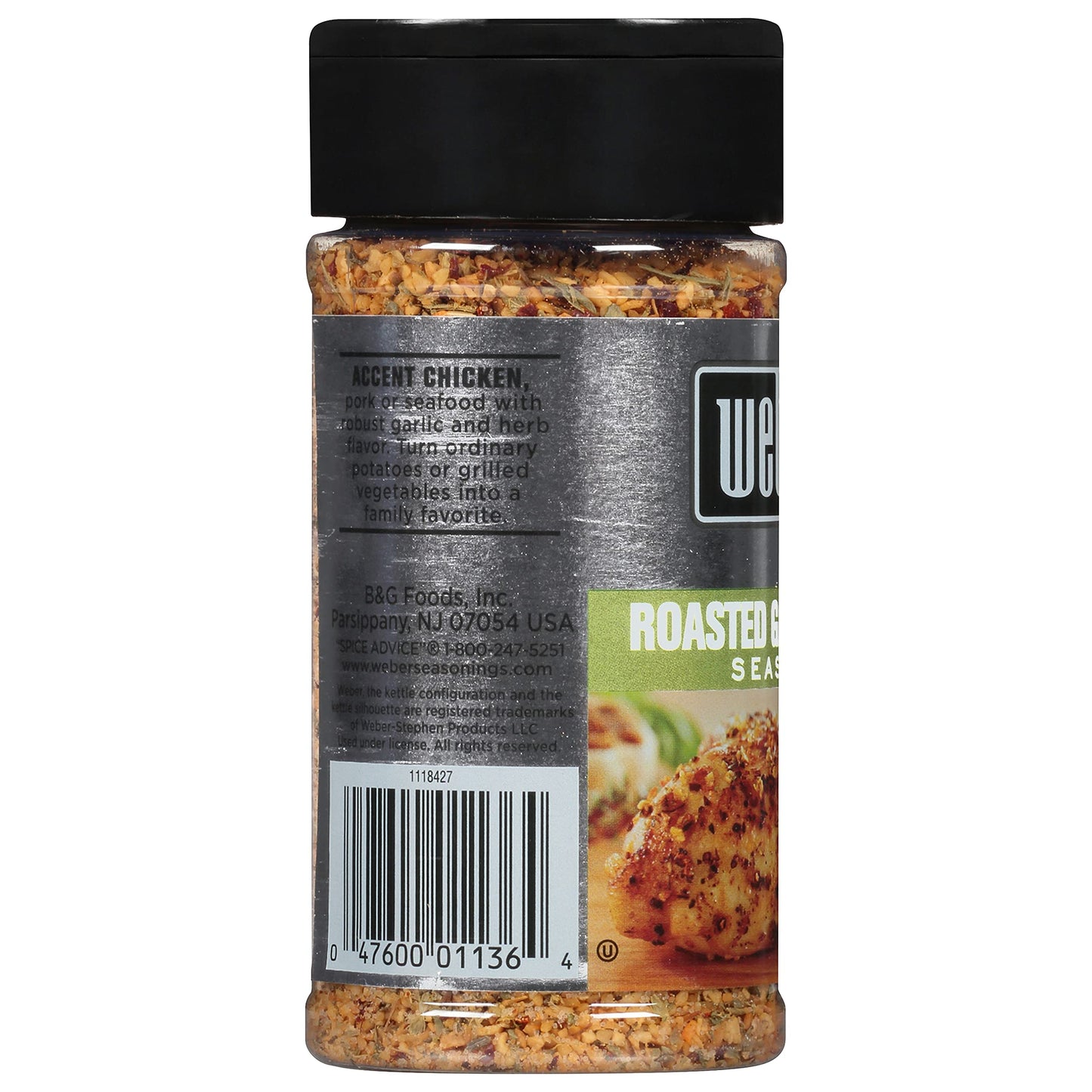 Weber Roasted Garlic & Herb Seasoning, 5.5 Ounce Shaker (Pack Of 2)