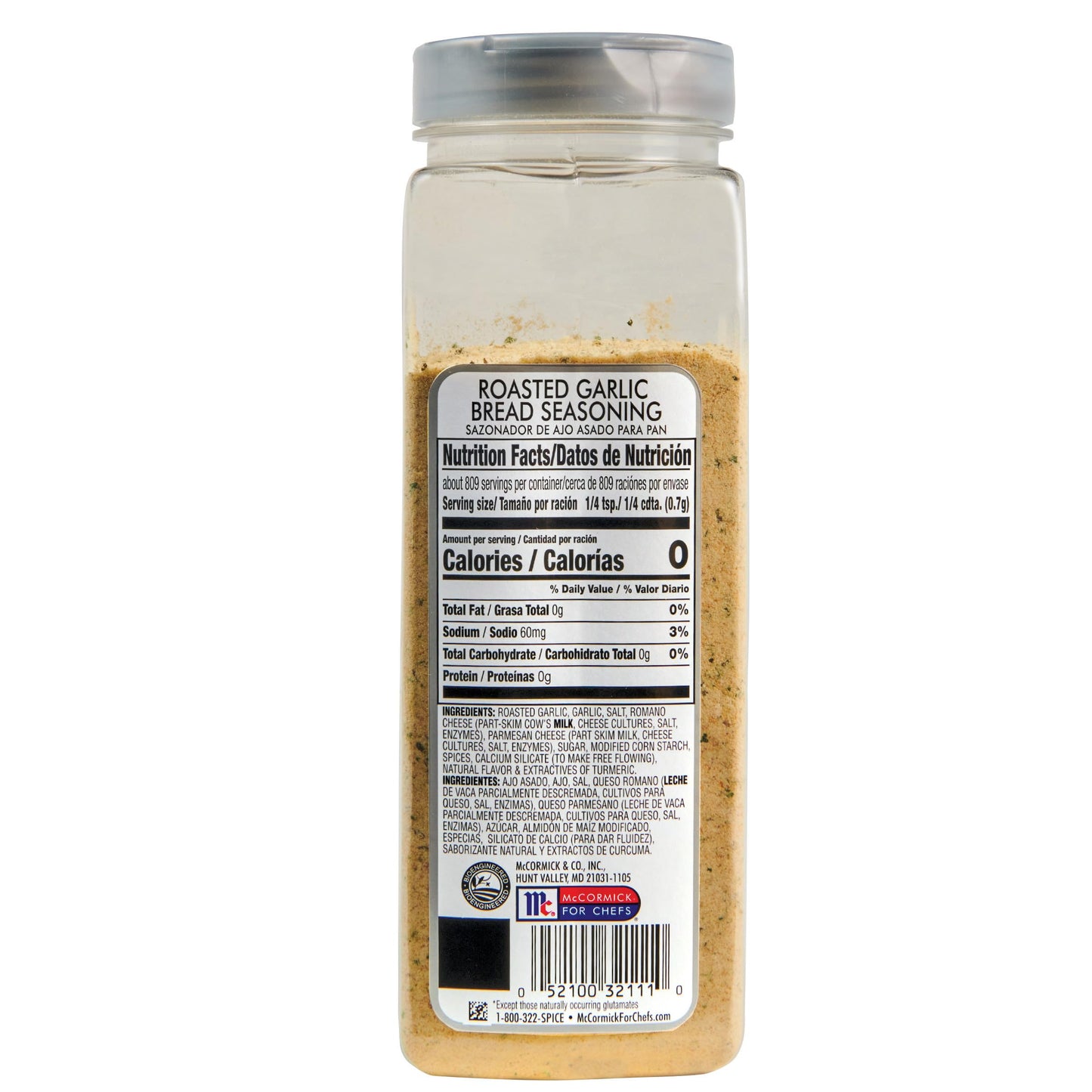 McCormick Culinary Roasted Garlic Bread Seasoning Blend, 20 oz - Perfect for Garlic Bread, Pasta, Pizza, Sauces