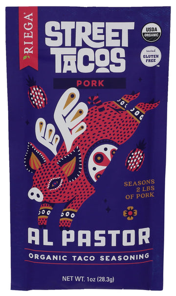 Riega, Seasoning Street Taco Al Pastor Organic, 1 Ounce
