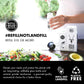 Oryx Desert Salt & Pepper Grinders Combo - 3.52oz Salt & 8.8oz Pepper, Plastic, White, Medium Size, Naturally Organic