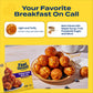 Feel Good Foods Gluten Free Blueberry Pancake Balls | Frozen Breakfast Snacks | 12.7 oz