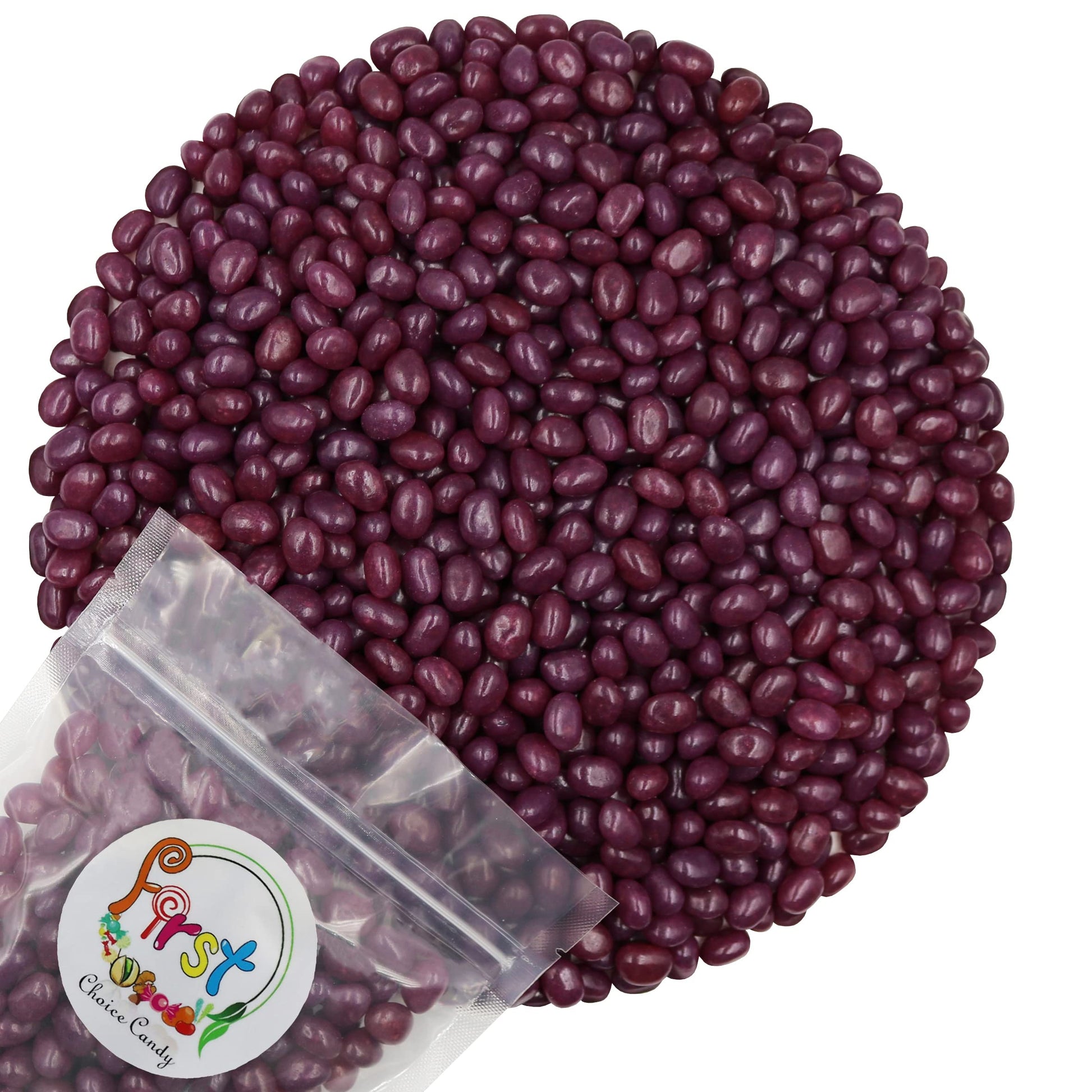 Firstchoicecandy All Flavors Jelly Beans (Purple Grape, 1 Pound)