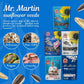 MR. MARTIN Freshly Roasted Salted Sunflower Seeds To Eat-Non-GMO, Crunchy, Delicious, Vegan, Kosher, Keto Friendly Snack- 5.25 O
