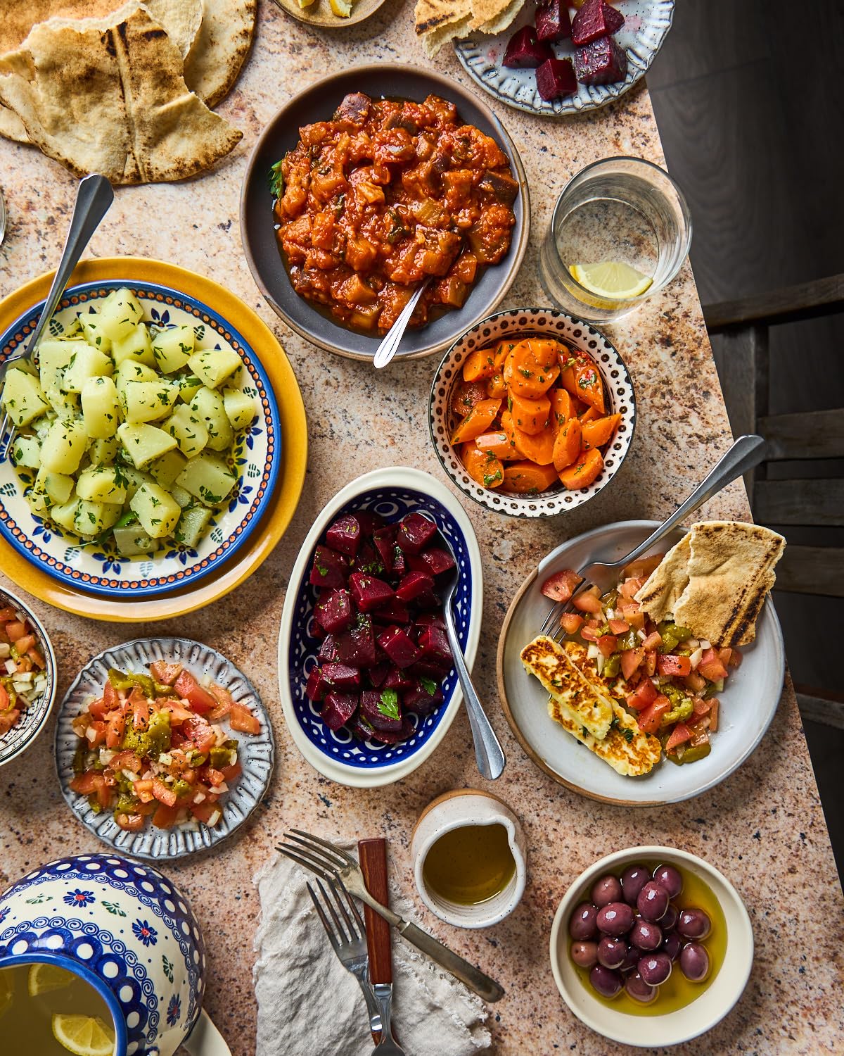Mina Spicy Pitted Olive Mix, 12.5 Oz - Premium Handpicked Moroccan Olives With Red Chili Pepper Harissa, Keto Friendly Spicy Oli