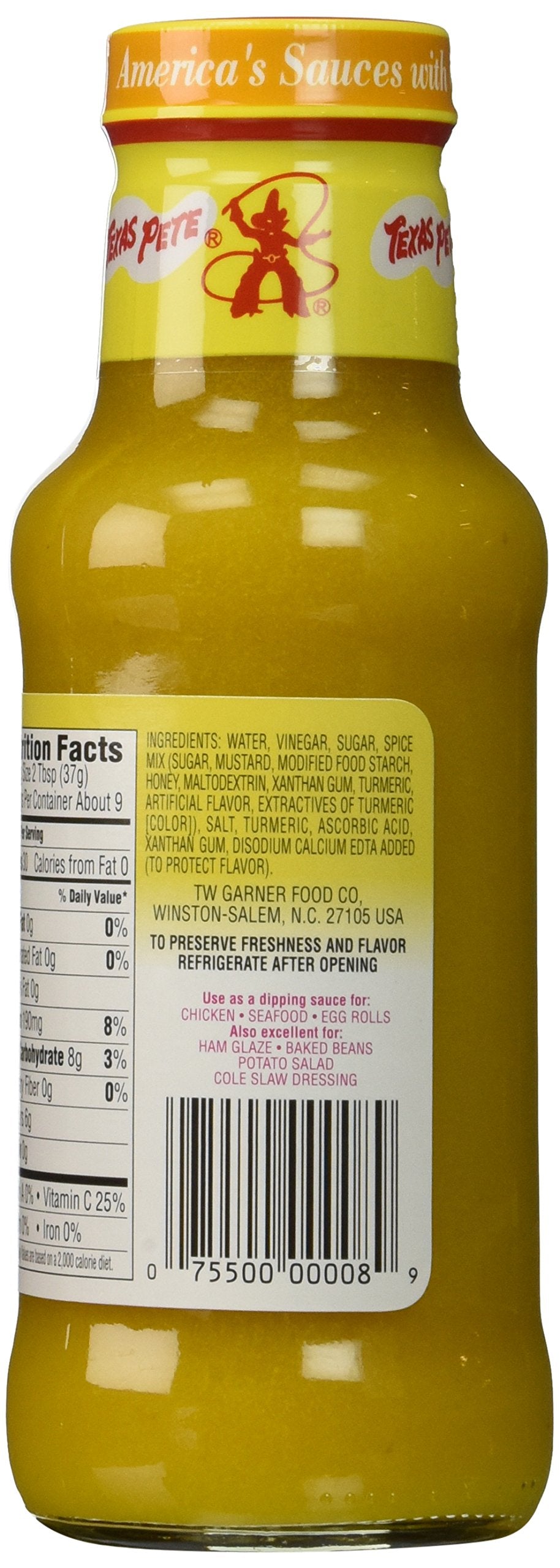 Texas Pete Honey Mustard Sauce - 12 Oz