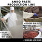 Red Bean Paste, Adzuki Beans, Japanese Mochi Rice Cake Anko, Strained Koshian -Vegan & Gluten-Free 17.6Oz(500G)?Chaganju?