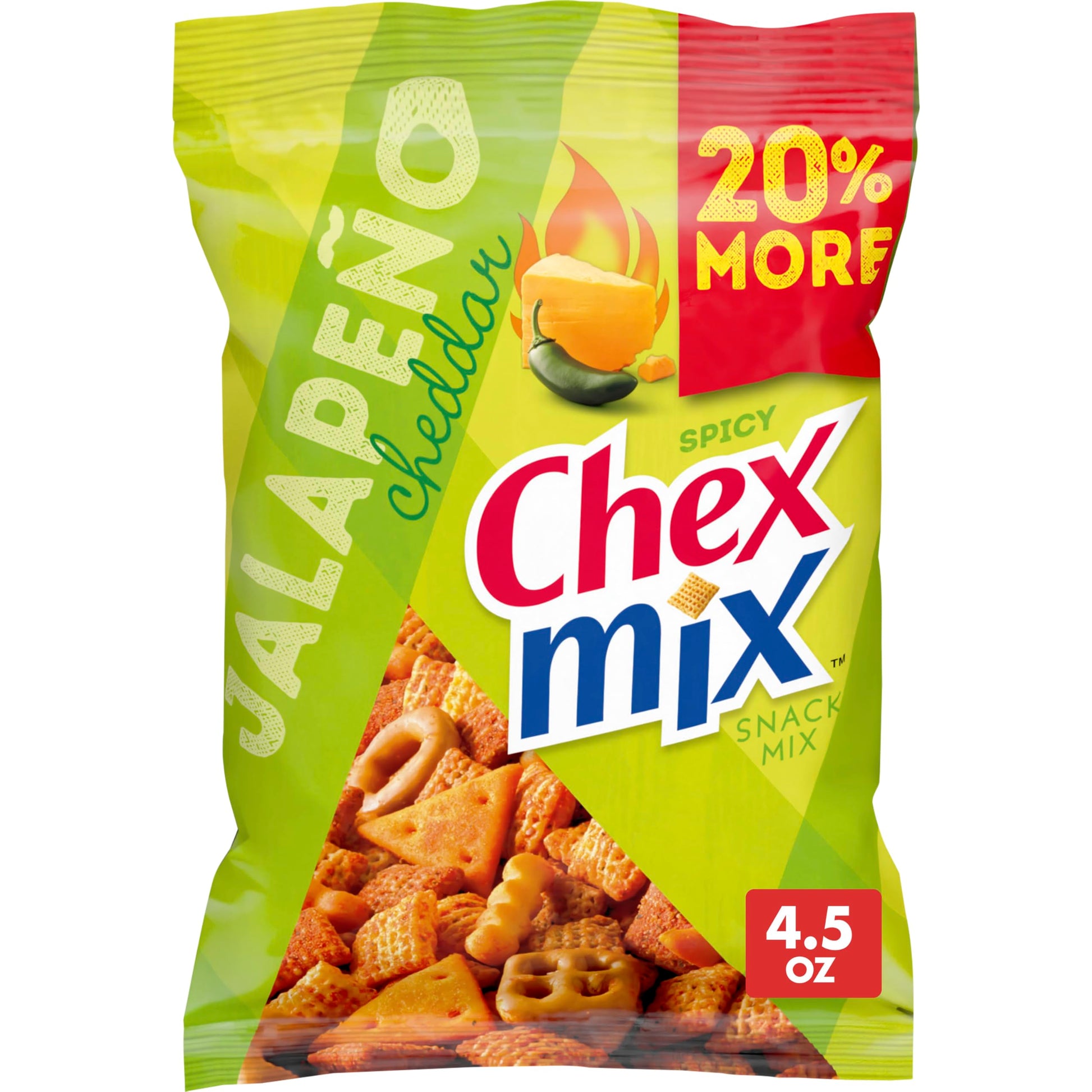 Chex Mix Spicy Jalapeno Cheddar Snack Mix, 4.5 OZ
