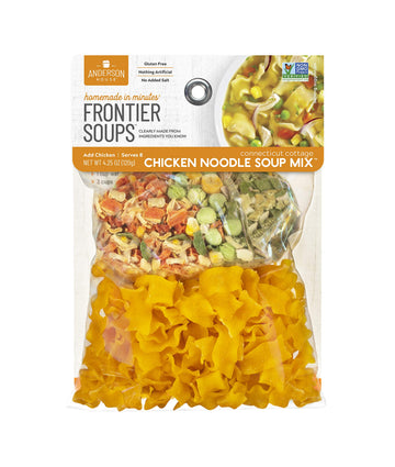 Frontier Soups Homemade In Minutes Soup Mix, Connecticut Cottage Chicken Noodle, 4.25 Oz