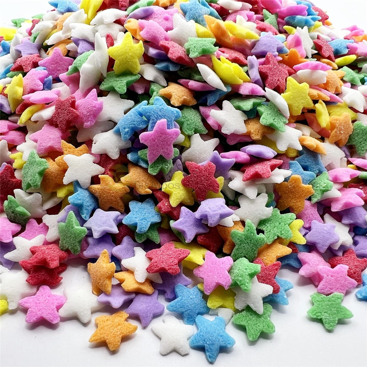 SE Si&Moos Rainbow Star Sprinkles for Cake Decorating Edible Confetti Sprinkles Rainbow Starfetti Rainbow Sprinkles Edible Stars