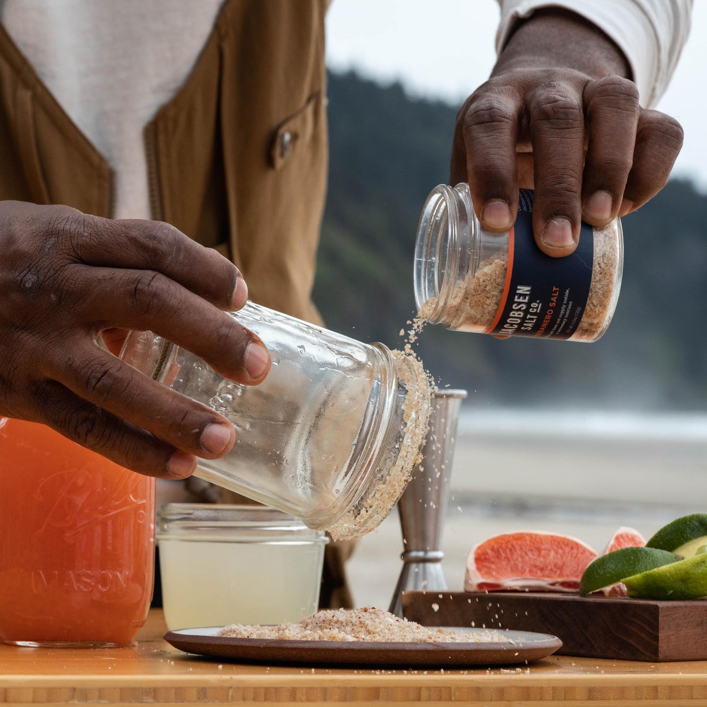 Jacobsen Salt Co. Salt Variety Pack - Kosher Sea Salt, Non-Ionized, Made in USA, Non-GMO, Steak Seasoning - Black Pepper Salt, G