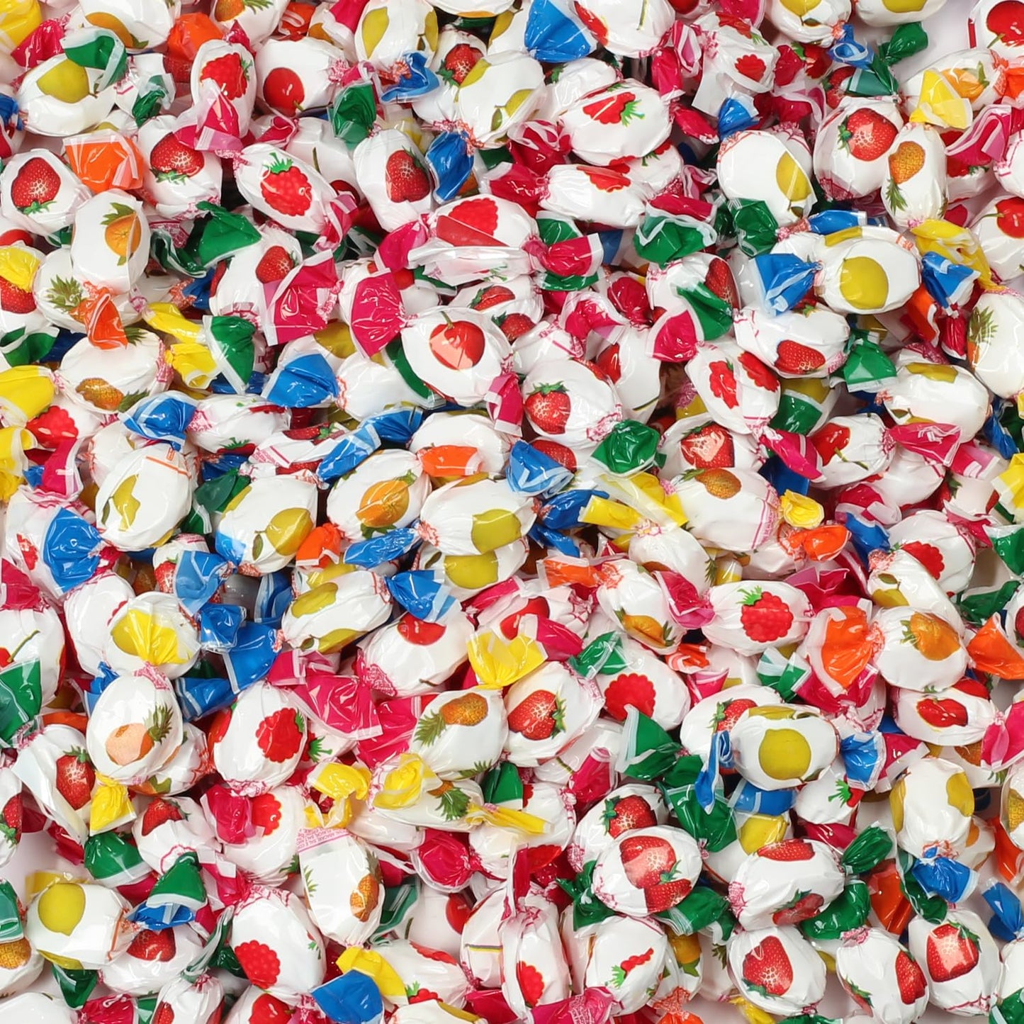 Assorted Fruit-Filled Hard Candy - 4 Pounds - Bulk Hard Candies - Fruit Candy Individually Wrapped - Mixed Hard Candy - Old Fash