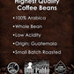 2Lb Pablo'S Pride Guatemala - Medium-Dark Roast - Whole Bean Arabica Coffee - Low Acidity - 2 Pound Bag