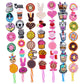 50Pc Concha Straw Toppers,Cute Cookies Straw Toppers For Tumblers,Glass Straw Decoration Charms Fit For 8Mm Straw Home Party Acc