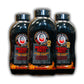 Bearded Butchers Rebel Red BBQ Sauce 16.5 oz, Pack of 3 - Mango & Habanero, Sweet & Spicy, Gluten Free, No MSG, Natural Ingredie