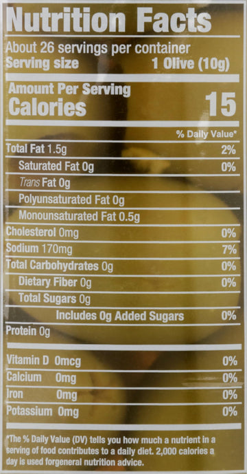 Mario Camacho Foods Pitted Queen Party Colossal Olives, 9 Ounce