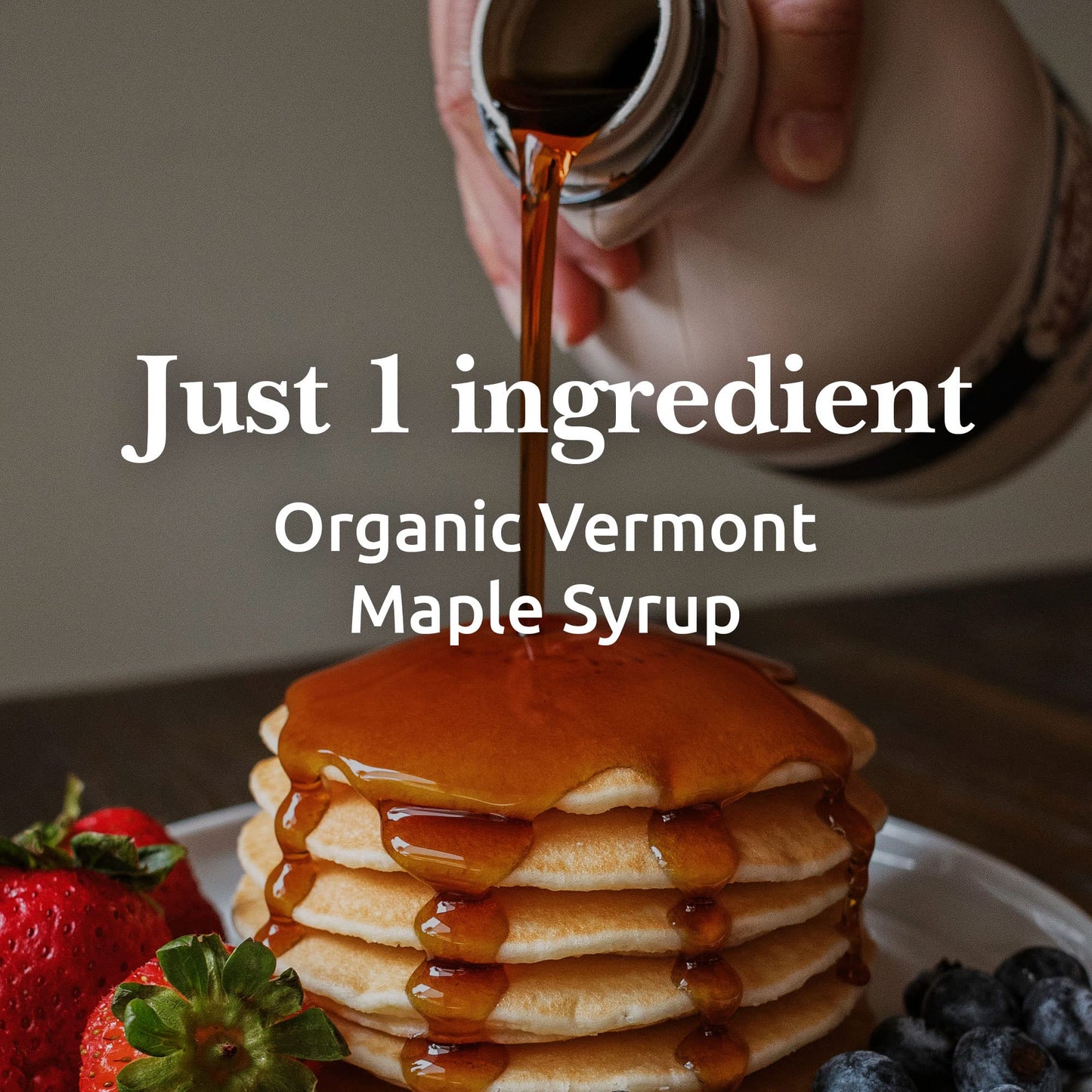 Vermont Maple Syrup - 64 oz Grade A  Amber Rich Organic Maple Syrup - 100% Pure and Authentic Maple Syrup for Pancakes  Waffles and More - Nut free  Gluten Free  Vegan  Paleo
