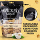 Wicked Mix Soup & Oyster  ers, Garlic Parmesan Flavor, 6 Oz (Pack of 3), Mini Puffed Salted Croutons for Soup and Salad