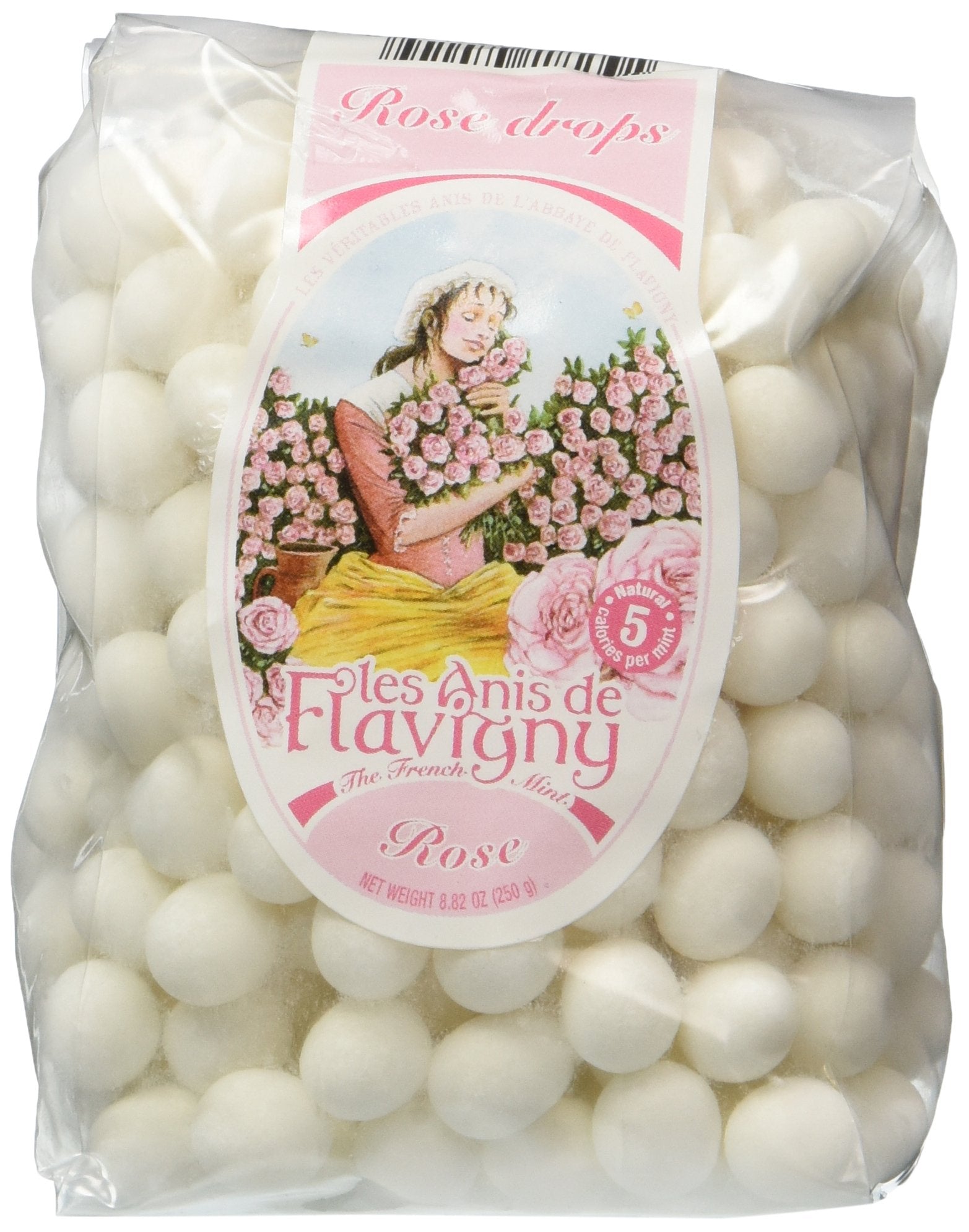 Rose Flower Abbaye De Flavigny Anise Drops All Natural Bulk 8.82 Oz Bag