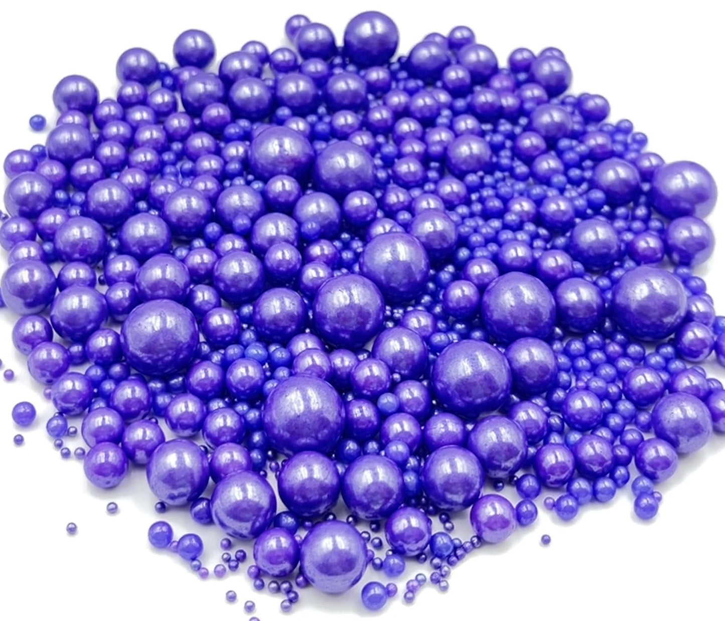 Sentovac Purple Pearls Sprinkles Mix | Edible Cake Cupcake Sprinkles 1 Bottle 4.23Oz/ 120G | For Wedding Party Baking Cupcake Cookie Ice Cream Decoration Supplies