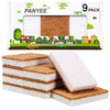 Natural Sponges Kitchen 9Pack,Eco Friendly Non-Scratch Scrub Sponge,Biodegradable Sisal Scrubber With Compostable Dish Sponges F