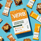 Verb Caffeinated Energy Bars Variety Pack - 2 Delicious Flavors (26G, Pack Of 16) 110-Calorie Delicious Low Sugar Energy Bar, Vegan & Gluten Free On-The Go Snack With 80Mg Green Tea Caffeine