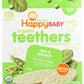 Happy Baby, Baby Food Teether Pea Spinach Organic 0.14 Ounce (Pack Of 12)