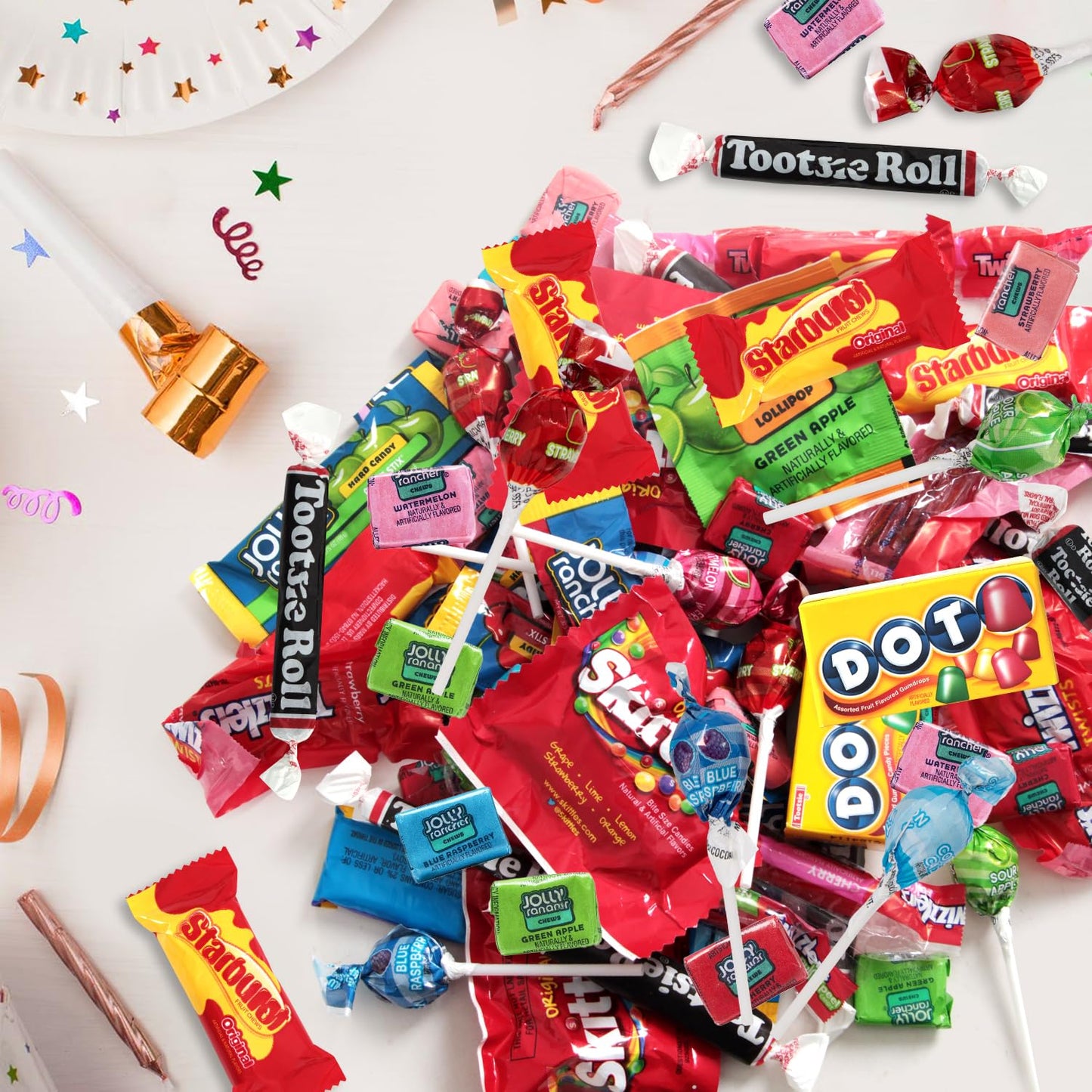 Assorted Candy Variety Pack Mix - 2 LB Bulk Bag Also Good for Piatas  Goodie Bags  Party Favors & Buffets