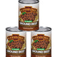 Keystone Meats All Natural Heat and Serve Ground Beef 14 oz - Fully Cooked Canned Meat - Ready to Eat - 5-Year Shelf Life - Pant
