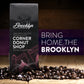 Brooklyn Beans Corner Donut Shop 100% Arabica Craft Roasted Ground Coffee, Medium Roast, 12 Ounce Bag