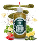 Middle Eastern Green Hot Sauce 9oz (Zhoug) | Organic Hot Sauce with Cilantro, Garlic, Jalapenos, Poblano, Scotch Bonnet Peppers,