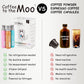Coffee to the Moo Nitro Cold Brew Coffee Concentrate Mix Pack, KETO, Collagen & Mushroom, 6 Cups, Travel Friendly, Instant Hot or Iced