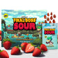 Final Boss Sour Candy  Extremely Super Sour Gummy Candy  Strawberry  LvL 2  (1.06 Ounces Bags  10 Bags) - Gummies Made with Dried Fruit  Free of Artificial Colors  Low Calorie Healthy Snack for Kids & mature-themeds