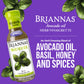 BRIANNAS Avocado Oil Herb Vinaigrette Dressing, Low Sodium, Keto & Paleo, 10 Fl Oz, Pack of 6