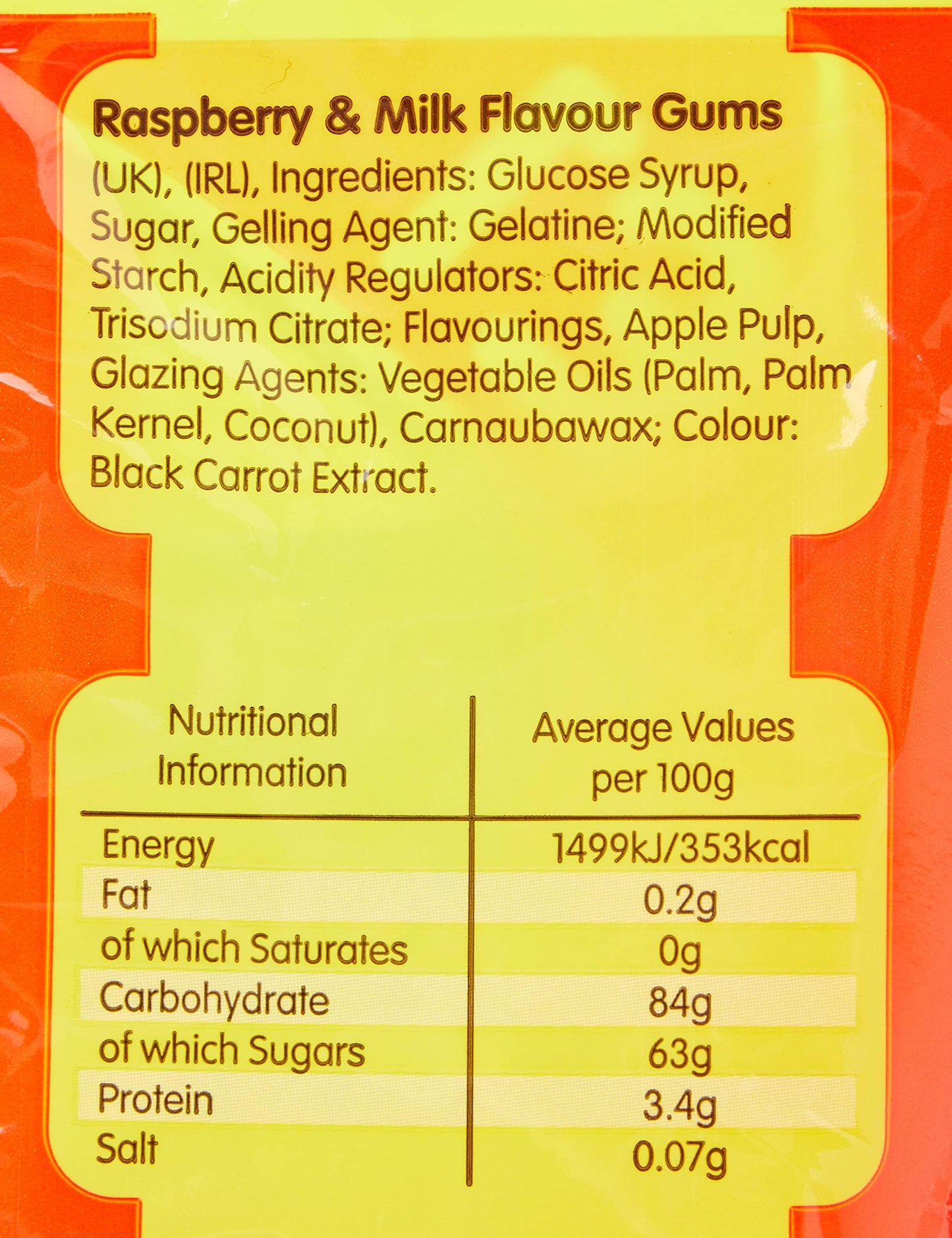 Swizzels Drumstick Squashies Original Raspberry & Milk Flavour 120g