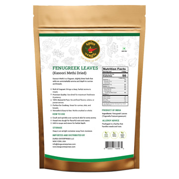Spice Magic Fenugreek Leaves - Kasoori Methi Premium Quality, Whole And Aromatic For Seasoning, Baking, And Cooking - 2 Oz (2 Oz