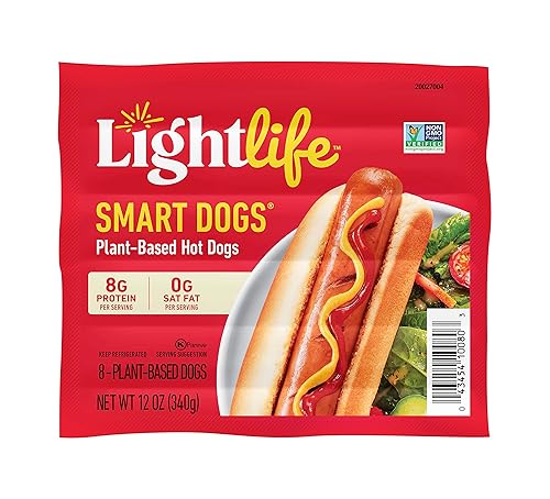 Lightlife Smart Dogs Vegan Hot Dogs 12Oz