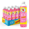 Sparkling Ice STARBURST Strawberry, Zero Sugar Flavored Sparkling Water, with Vitamins and Antioxidants, Low Calorie Beverage, 1