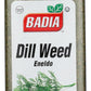 Badia Dill Weed Seasoning Herb for Fish, Pickles & Salads, 7 oz, Gluten Free, Kosher