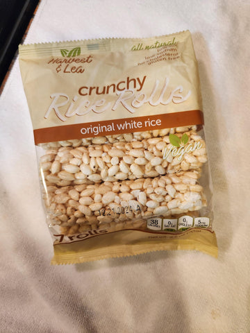 Crunchy rice rolls